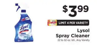 ShopRite Spray cleaner offer