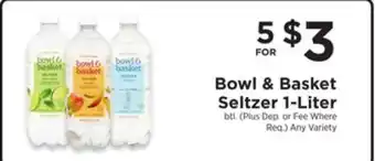 ShopRite Seltzer 1-liter offer