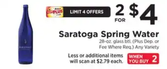 ShopRite Spring water offer