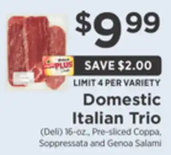ShopRite Domestic italian trio offer