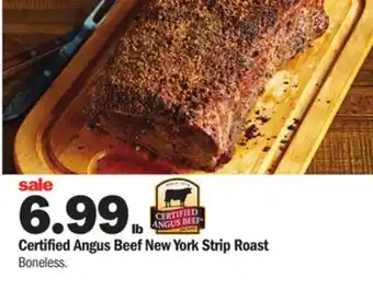 Meijer Certified angus beef new york strip roast offer
