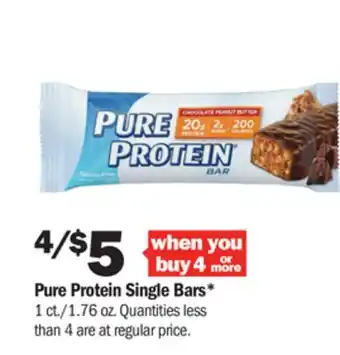Meijer Pure protein single bars offer