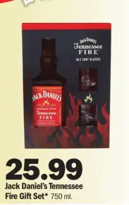 Meijer Jack daniel's tennessee fire gift set offer