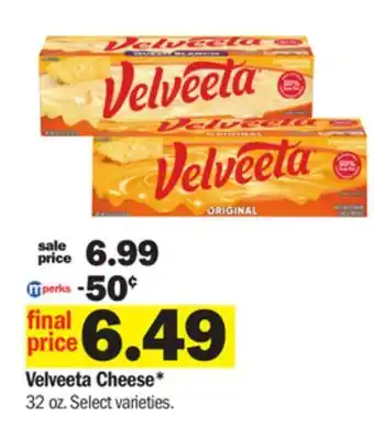 Meijer Velveeta cheese offer