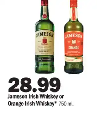 Meijer Jameson irish whiskey or orange irish whiskey offer