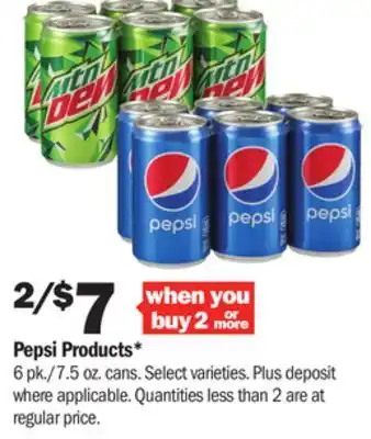 Meijer Pepsi products offer
