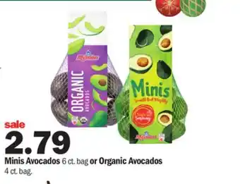Meijer Minis avocados 6 ct. bag or organic avocados 4 ct. bag offer
