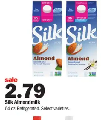 Meijer Silk almondmilk offer