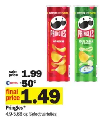 Meijer Pringles offer