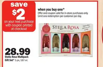 Meijer Stella rosa multipack gift set offer
