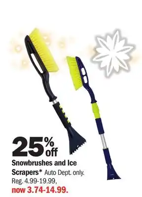 Meijer Snowbrushes and ice scrapers offer