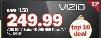 Meijer Vizio 50 v-series 4k uhd hdr smart tv offer