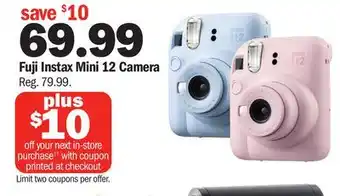 Meijer Fuji instax mini 12 camera offer