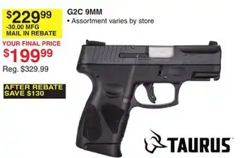 Dunham's Sports Taurus g2c 9mm offer