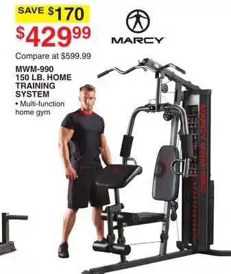 Dunham's Sports Marcy mwm 150 lb. home training system offer