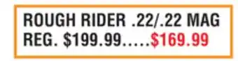 Dunham's Sports Heritage rough rider offer
