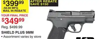 Dunham's Sports Mp shield plus 9mm offer