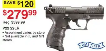Dunham's Sports Walther p22 22lr offer