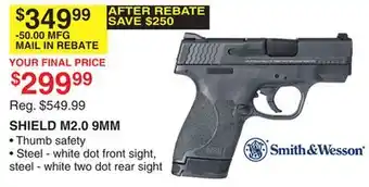Dunham's Sports Shield m2.0 9mm offer