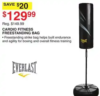 Dunham's Sports Cardio fitness freestanding bag offer