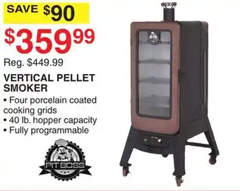 Dunham's Sports Pitboss vertical pellet smoker offer