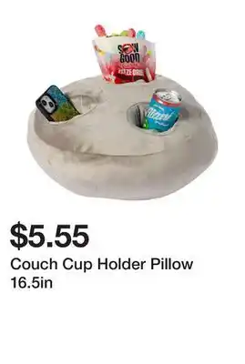 Five Below Couch cup holder pillow 16.5in offer