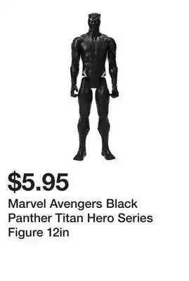 Five Below Marvel avengers black panther titan hero series figure 12in offer