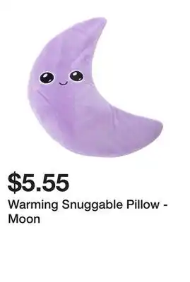 Five Below Warming snuggable pillow - moon offer