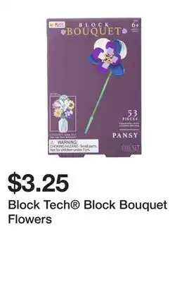 Five Below Block tech block bouquet flowers offer