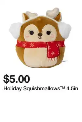 Five Below Holiday squishmallows 4.5in offer