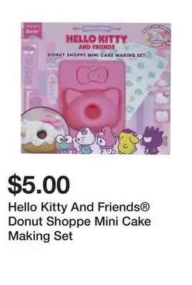 Five Below Hello kitty and friends donut shoppe mini cake making set offer