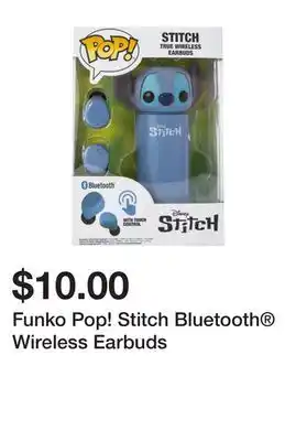 Five Below Funko pop! stitch bluetooth wireless earbuds offer