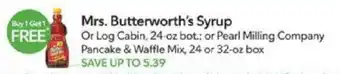 Publix Mrs. Butterworth's Syrup offer