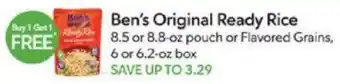 Publix Ben's Original Ready Rice offer
