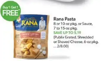 Publix Rana Pasta offer