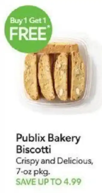 Publix Publix Bakery Biscotti offer