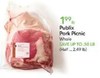 Publix Publix Pork Picnic offer