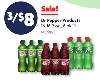 Family Dollar Dr pepper products offer