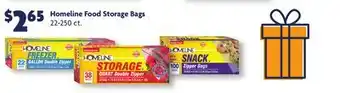 Family Dollar Homeline food storage bags offer