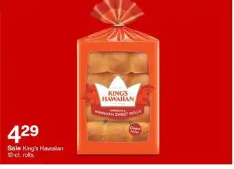 Target King's hawaiian 12 - ct. rolls offer