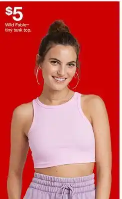Target Wild fable tiny tank top offer