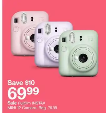 Target Fujifilm instax mini 12 camera offer