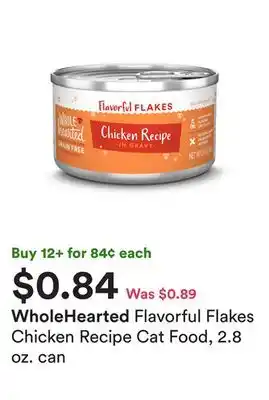 Petco Flavorful flakes chicken recipe cat food, 2.8 oz. can offer