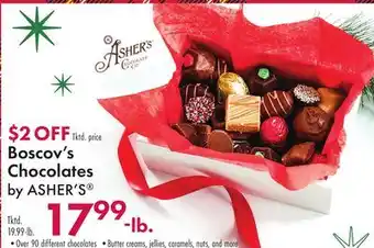 Boscov's Boscov's chocolates by asher's offer