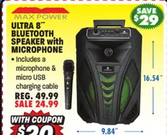 Big 5 Max power ultra 8 bluetooth speaker with microphone offer