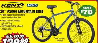 Big 5 Kent men's 26 v2600 mountain bike offer