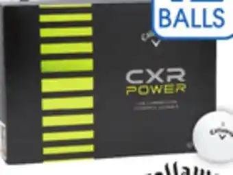 Big 5 Callaway cxr power golf balls - 1-dozen offer