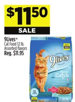 Dollar General 9lives cat food offer