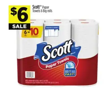 Dollar General Scott paper towels offer
