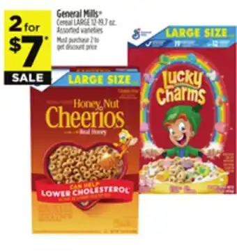 Dollar General General mills cereal offer